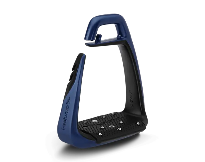 Gambar FREEJUMP Soft'Up Classic+ Stirrups (Larger Grip). Di desain oleh Pininfarina. - Black dari BTS Tack Shop Kab. Tangerang 5 Tokopedia