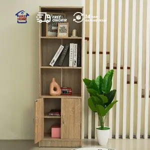 RB 102 lemari unihome 3 pintu warna brown