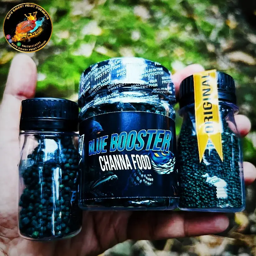 PELET CHANNA BLUE BOOSTER by BOS BOS QU (PIGMEN BIRU)