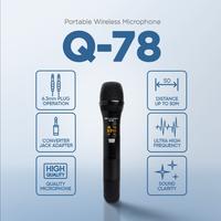 Gambar Audiobank Q-78 Q78 Q 78 Wireless Portable Microphone dari Audio Centre Official Kota Administrasi Jakarta Barat 3 Tokopedia