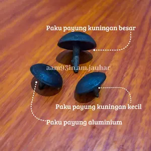 paku payung antik dekorasi pintu gebyok kuno classic klasik kuningan g