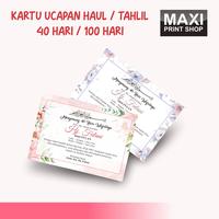 Gambar Kartu Ucapan Haul/Tahlil 2 dari Maxi Print Shop Kota Tangerang Selatan 1 Tokopedia