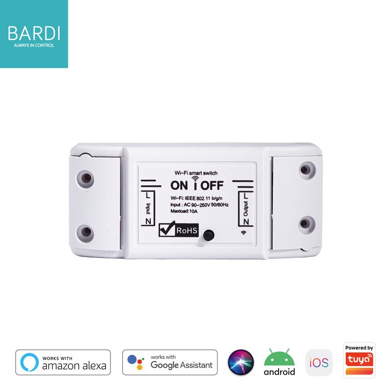 Smart Breaker BARDI Wifi ON OFF Switch Wireless IoT Home Automation ...