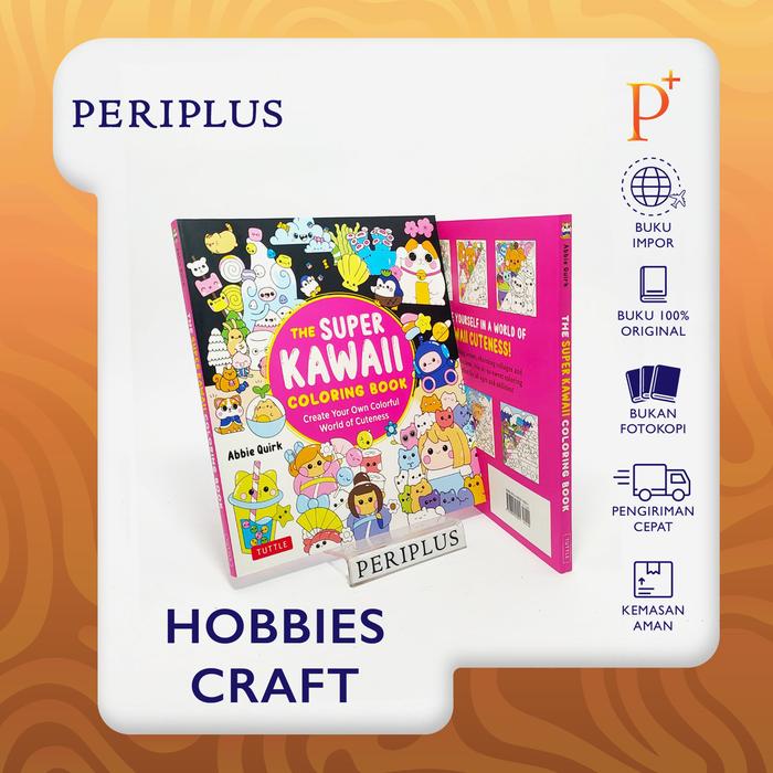 Gambar Super Kawaii Coloring Book - 9784805318201 dari Periplus Bookshop_NEW Kota Administrasi Jakarta Timur Tokopedia