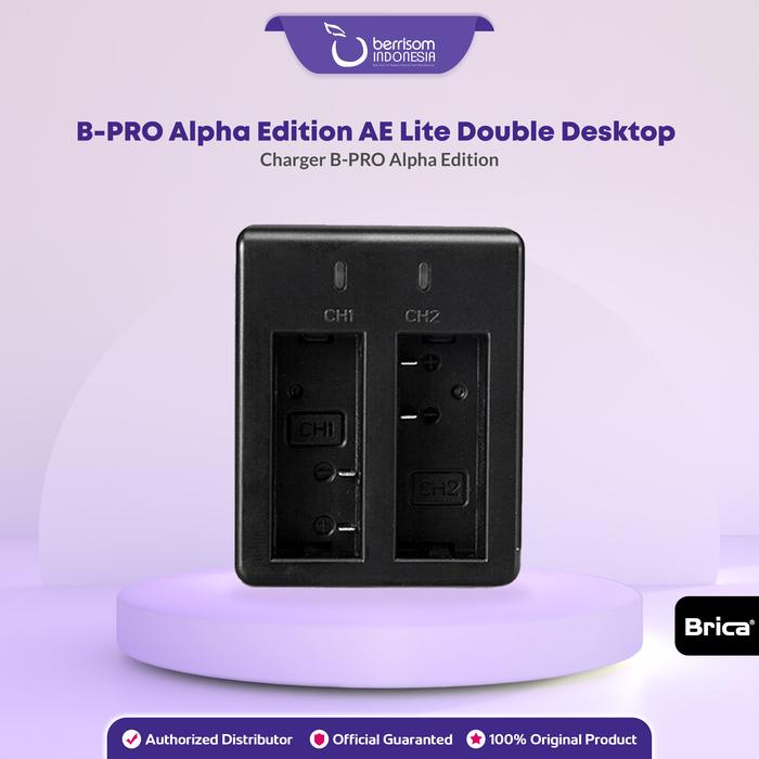 Gambar BRICA B-PRO Alpha Edition AE Dual/Double Desktop Baterai/Battery dari Berrisom Indonesia Kab. Tangerang Tokopedia