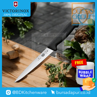 Gambar Victorinox Filleting Knife Flexible Blade (Rata) 18 cm Black Fibrox Handle (5.3703.18) dari Bursa Dapur Mall Kota Administrasi Jakarta Barat 3 Tokopedia