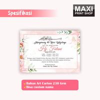 Gambar Kartu Ucapan Haul/Tahlil 2 dari Maxi Print Shop Kota Tangerang Selatan 2 Tokopedia