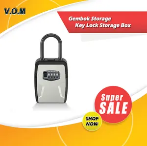 Gembok Storage Penyimpanan Kunci Brankas Kombinasi Angka Key Lock Storage Box A120