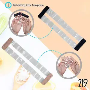 MT C68 Tali bra belakang, tali leher dan tali bening / Tali bra seamless