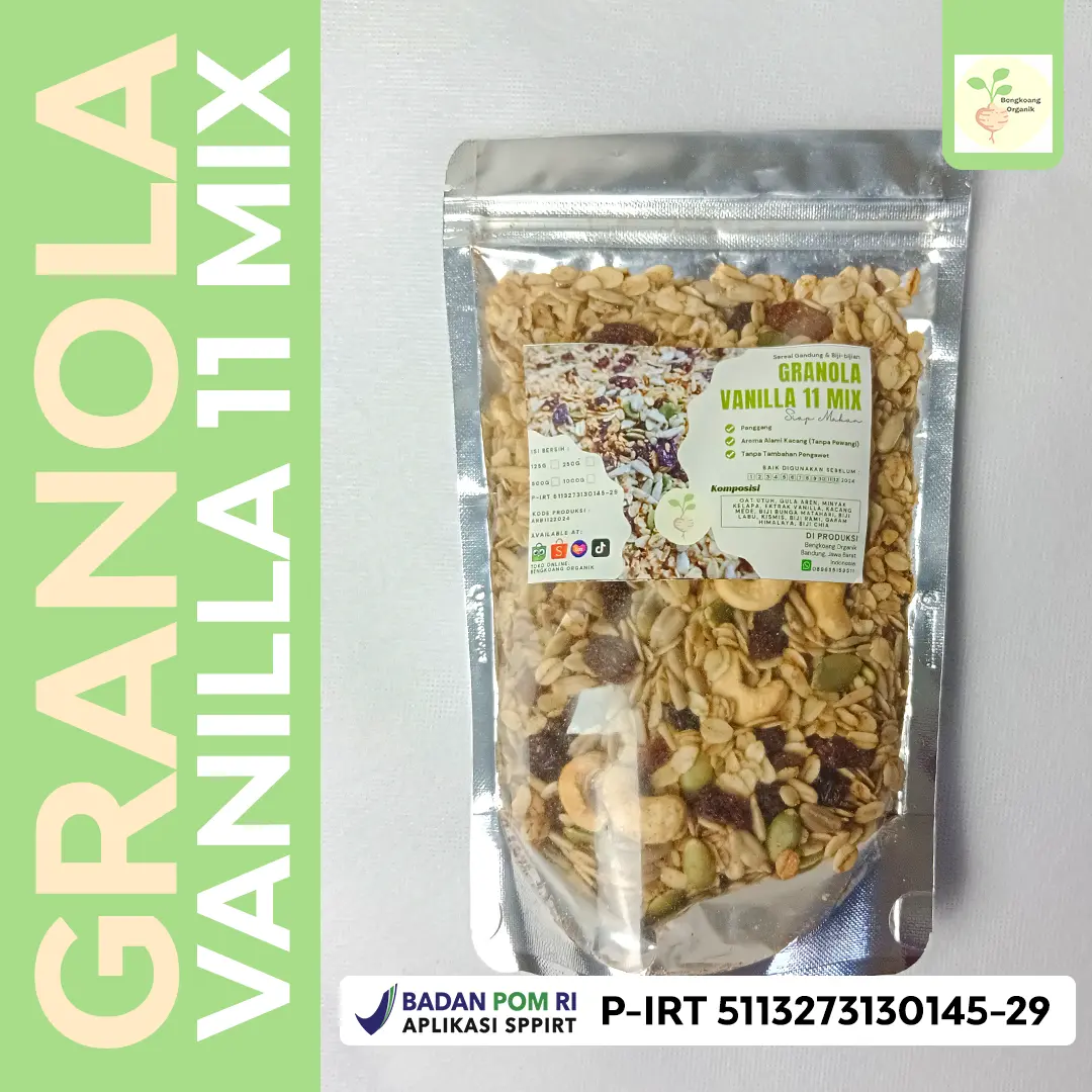 Special Granola 500gr - (9 Mix) Rolled Oat, Cashew, Pumpkin, Raisin