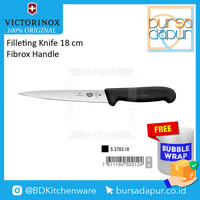 Gambar Victorinox Filleting Knife Flexible Blade (Rata) 18 cm Black Fibrox Handle (5.3703.18) dari Bursa Dapur Mall Kota Administrasi Jakarta Barat 2 Tokopedia