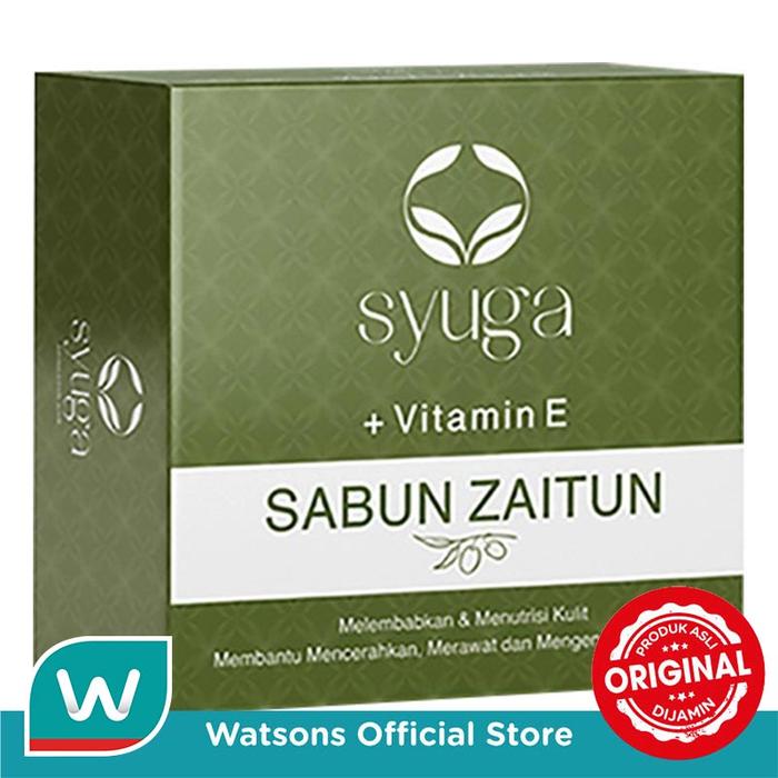 Gambar SYUGA BAR SOAP ZAITUN 100GR dari Watsons Indonesia Official Store Kab. Tangerang Tokopedia