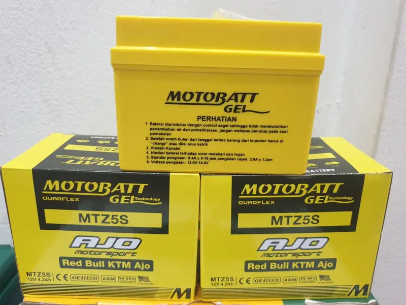 Original Motobatt MTZ5S aki motor Vario 110 , Beat Karbu , Vixion , MX new aki Gel High Spec Motorcycle 4