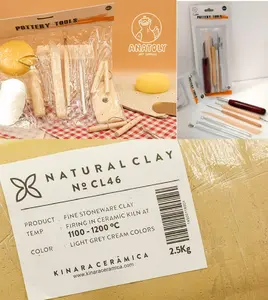 Beginner's Bundle Plus (Pottery Tools Kit 15 & Clay)