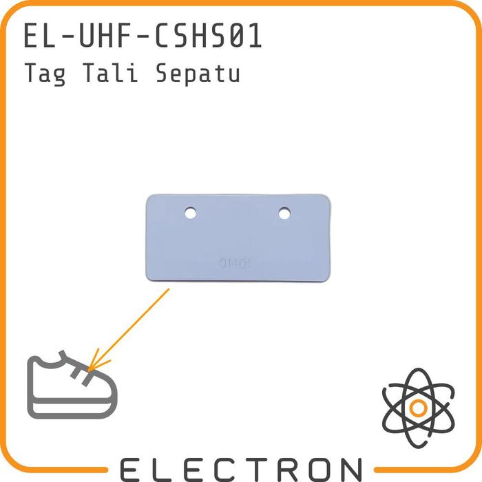 Gambar EL-UHF-CSHS01 RFID UHF EPC global Gen2 Tag Tracking Chip Transponder PVC Impinj Waterproof Reusable Marathon Sepatu Shoe dari Electron ID_NEW Kota Tangerang Tokopedia