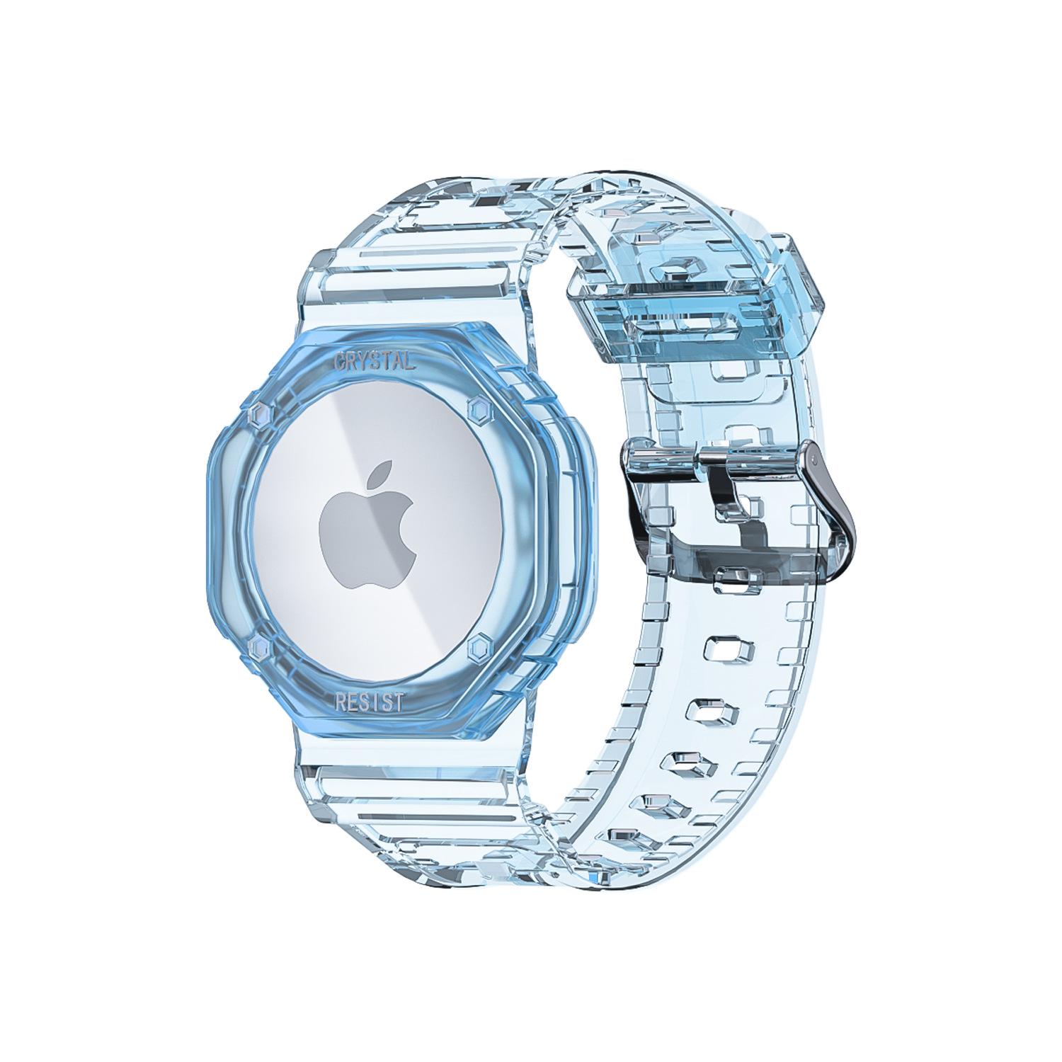 Airtag wristband protective case, Apple locator anti-lost device wristband for children, watch strap protective cover."