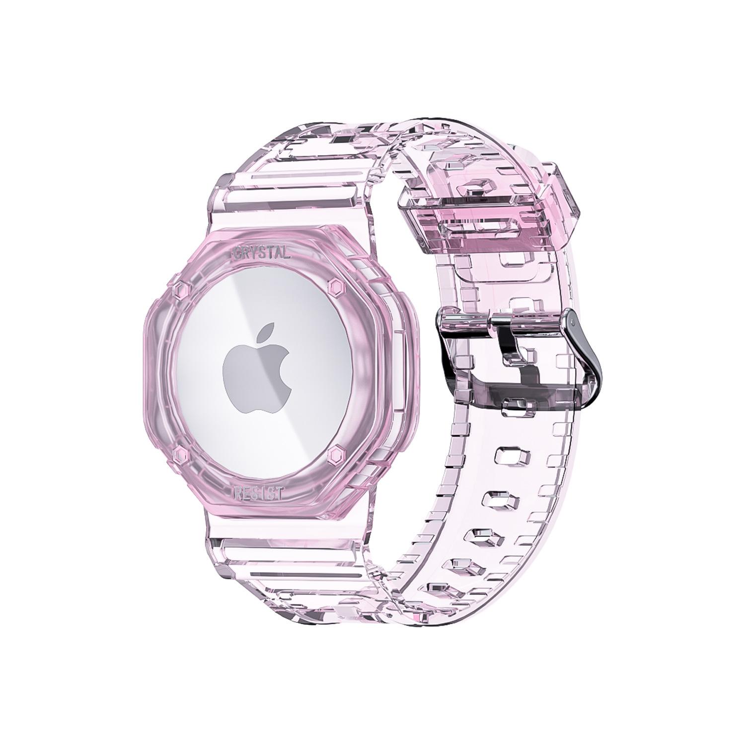 Airtag wristband protective case, Apple locator anti-lost device wristband for children, watch strap protective cover."