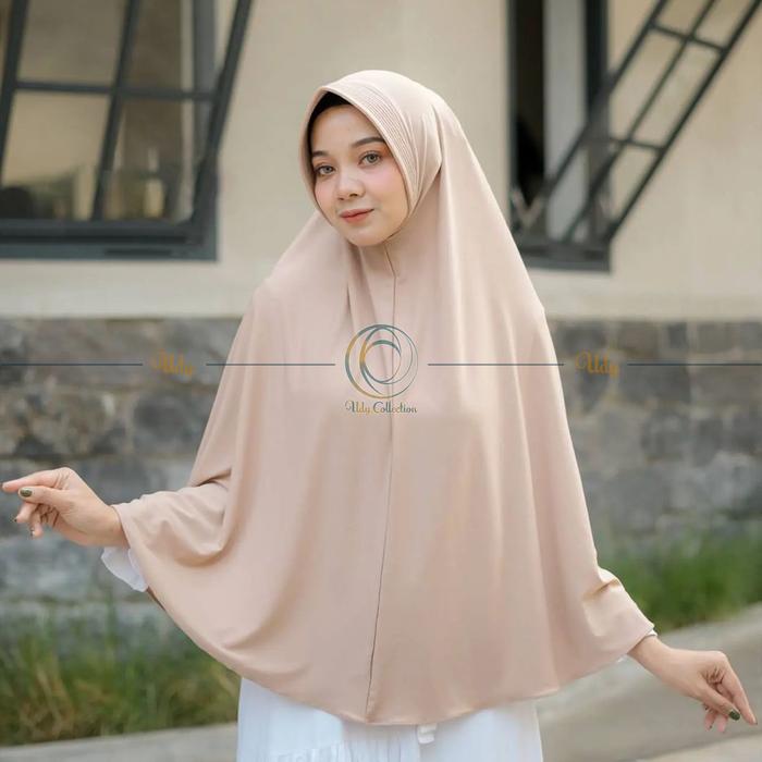 hijab bergo hamidah jersey