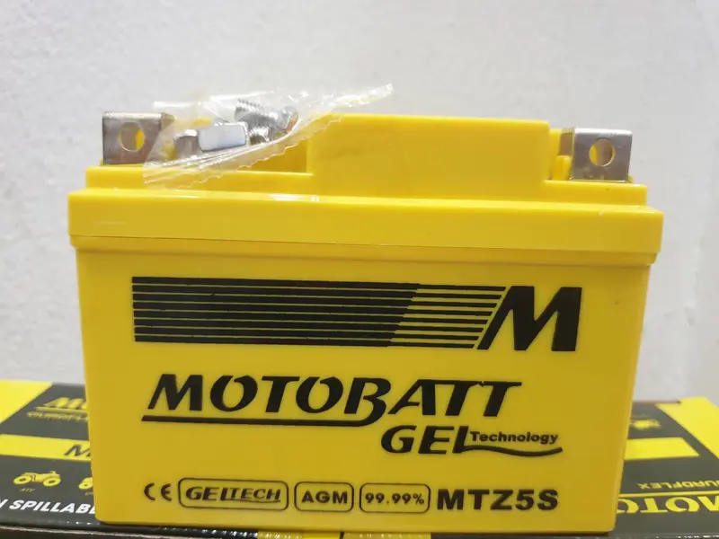 Original Motobatt MTZ5S aki motor Vario 110 , Beat Karbu , Vixion , MX new aki Gel High Spec Motorcycle 0