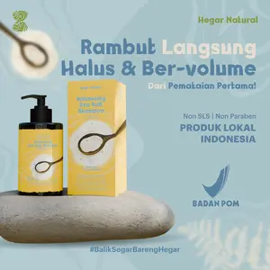 HEGAR NATURAL - Volumizing Sea Salt Shampoo - Natural Shampo Untuk Menambah Volume Rambut