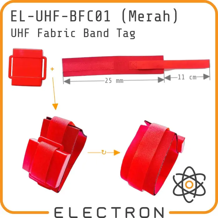 Gambar EL-UHF-BFC01 RFID UHF Band Strap NXP UCODE U8 Bracelet Ankle Wrist Waterproof Reusable Swimming Marathon EPC Global Gen2 Tag Tracking Chip Transponder dari Electron ID_NEW Kota Tangerang 4 Tokopedia