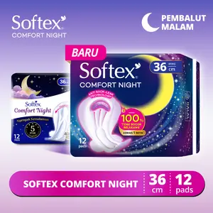 Softex Comfort Night 36cm 12s - Pembalut Malam Wanita