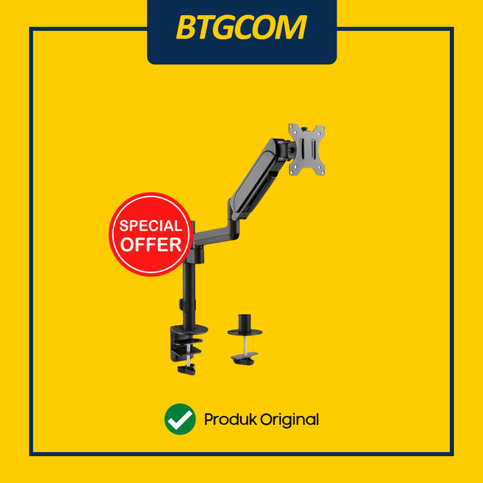 Gambar BRATECK LDT48-C012 BRACKET MONITOR ARM FOR BRAKET PEGANGAN LAYAR LED TV PC SCREEN 17"-32" INCH BLACK dari btgcom Kota Denpasar Tokopedia