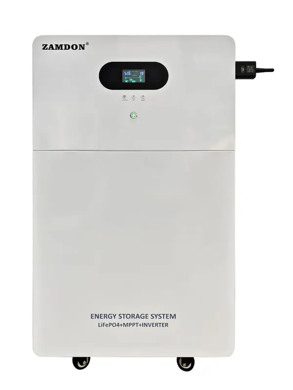 All in One Paket PLTS Offgrid Portable 2.2kW/3kW/5kW PSW 220V With Lithium Battery MPPT High Performance 4