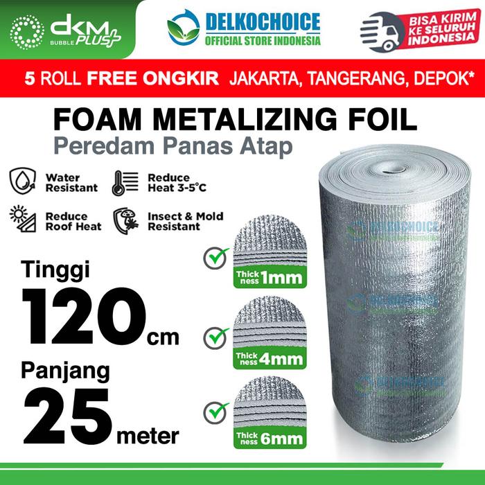 Jual Foam Metalizing Insulation Double Thermal Foil Busa Insulasi ...