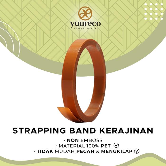 Gambar Strapping Band Kerajinan Tali Anyaman Tali Pengikat by yuureco - Putih dari yuureco surabaya Kota Surabaya Tokopedia