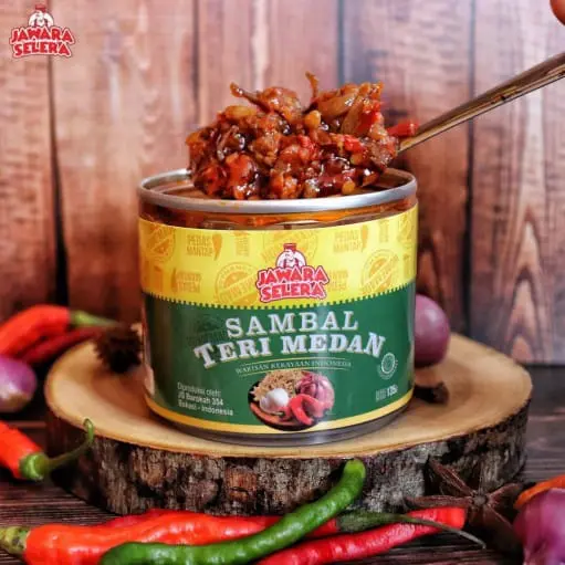 SAMBAL JAWARA SELERA - SAMBAL IKAN ROA - CAKALANG  - CUMI - TERI MEDAN - JENGKI BAWANG -TERASI IKAN - JAMBAL 4