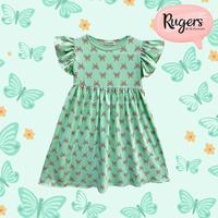 Gambar Rugers By Kayamani - Dress Anak Perempuan - Green Harmony Butterfly Dress - 2-3 tahun dari Rugers By Kayamani Kota Tangerang Selatan 1 Tokopedia