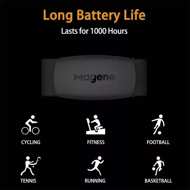 Heart Rate Sensor Bluetooth ANT Original Magene  untk XOSS Garmin Geoid 4