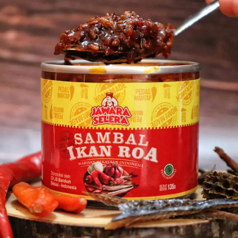 SAMBAL JAWARA SELERA - SAMBAL IKAN ROA - CAKALANG  - CUMI - TERI MEDAN - JENGKI BAWANG -TERASI IKAN - JAMBAL 2