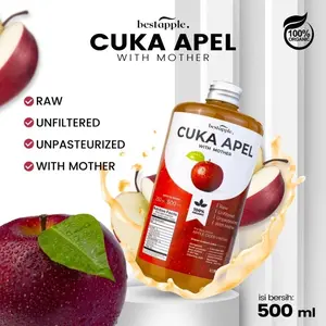 Cuka Apel With Mother Best Apple 500ml