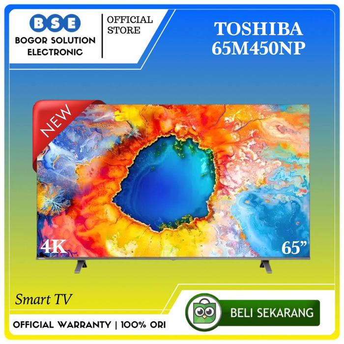Gambar Smart TV Toshiba 65 Inch 65M450NP QLED 4K UHD Bezel Less Design Toshiba 65 M450NP [ORI] dari Bogor Solution Electronic Kota Bogor Tokopedia