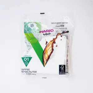 Hario V60 Paper Filter 01 white 100 Sheets VCF-01-100W