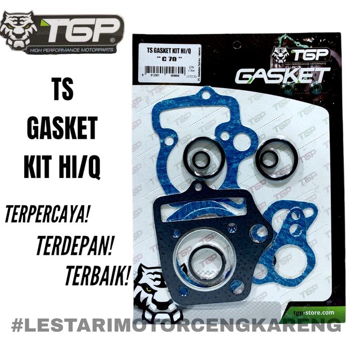 Gambar PAKING PACKING TOP SET TOPSET HONDA C70 GASKET C 70 TGP HIQH QUALITY dari Lestari Motor 2 Kota Administrasi Jakarta Barat Tokopedia