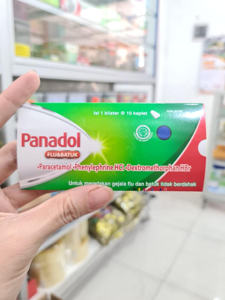 PANADOL FLU BATUK 1 STRIP PANADOL HIJAU BATUK PILEK FLU