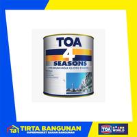 Gambar TOA 4 SEASONS PAINT PREMIUM HIGH GLOSS ENAMEL CAT KAYU BESI TINTING GLOSSY 0.9LT dari Tirta Bangunan Kota Depok 4 Tokopedia