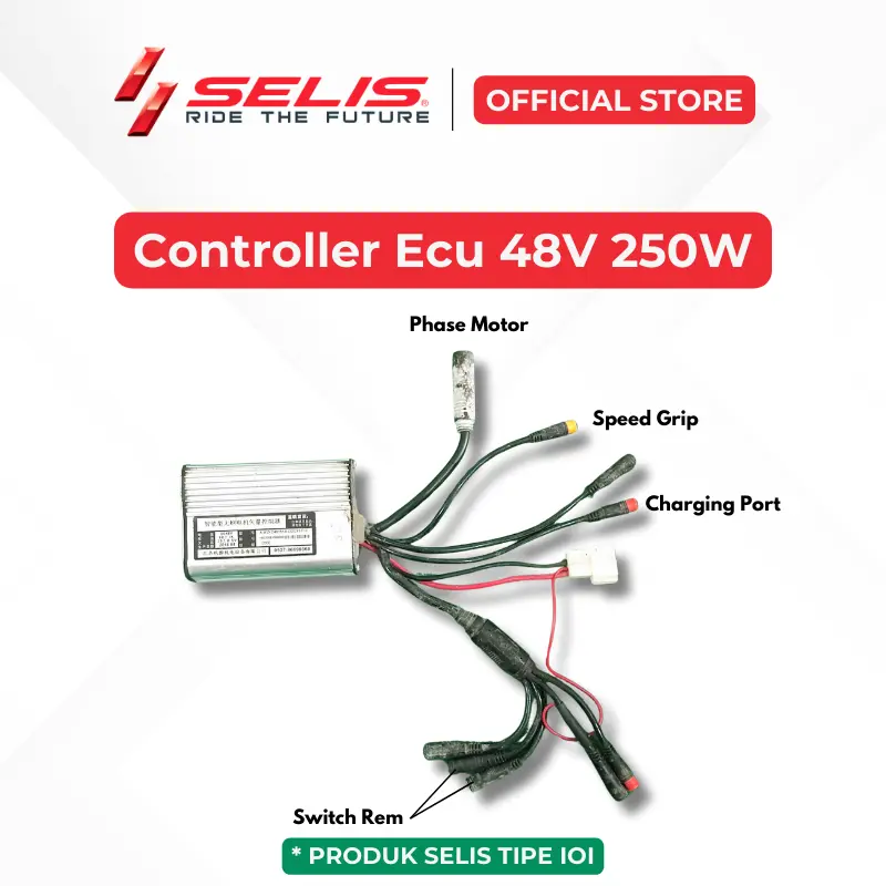 SELIS - Controller Ecu 48 Volt 250 Watt Sepeda Motor listrik Universal ( Controller )