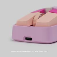 Gambar Rexus QB400 Wireless Bluetooth Rechargeable Mouse , Dual Connection Bluetooth + 2.4 GHz , Rechargeable Battery 300 mAh, 3 level dpi up to 1600 dpi Baterai Button - Lilac dari Click & Go Tokopedia Kota Bandung 4 Tokopedia