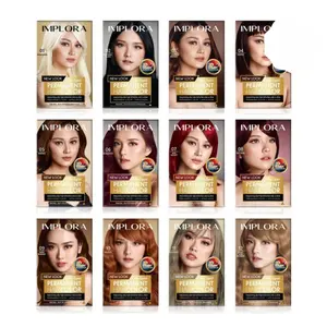 IMPLORA New Permanent Hair Color / Cat Rambut / Perwarna Rambut/ Semir