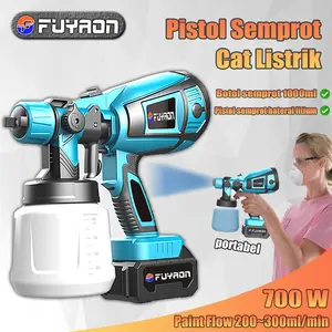 FUYAON alat cat semprot listrik mesin cat semprot listrik 1000ml high power pistol  sprayer cat 750w  Penyemprot Cat