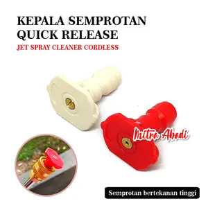 Kepala Semprotan Quick Release Nozzle Aksesoris Jet Spray Cleaner