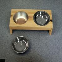 Gambar Pet Bowl / Tempat makan hewan peliharaan / wooden Rack dari wodca homedecor Kab. Klaten 2 Tokopedia