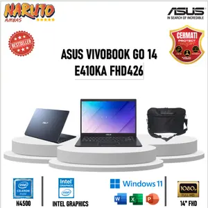 ASUS VIVOBOOK GO 14 E410KA N4500 8GB 256GB W11+OHS+M365B 14.0FHD  Laptop Storage