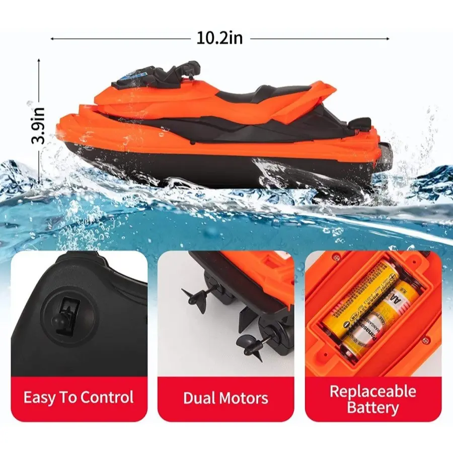 mainan remote control perahu rc speed boat rc jet ski mainan remote boat radio kontrol kapal air remote jet ski boat jet ski rc toys kapal rc motor boat