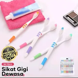 Sikat Gigi Dewasa 1 Paket isi 10pcs