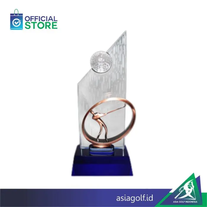 Gambar Trophy Golf Crystal XF - 11445 | Golf | Piala Golf - Brozen dari Asia Golf Indonesia Kota Administrasi Jakarta Pusat 5 Tokopedia